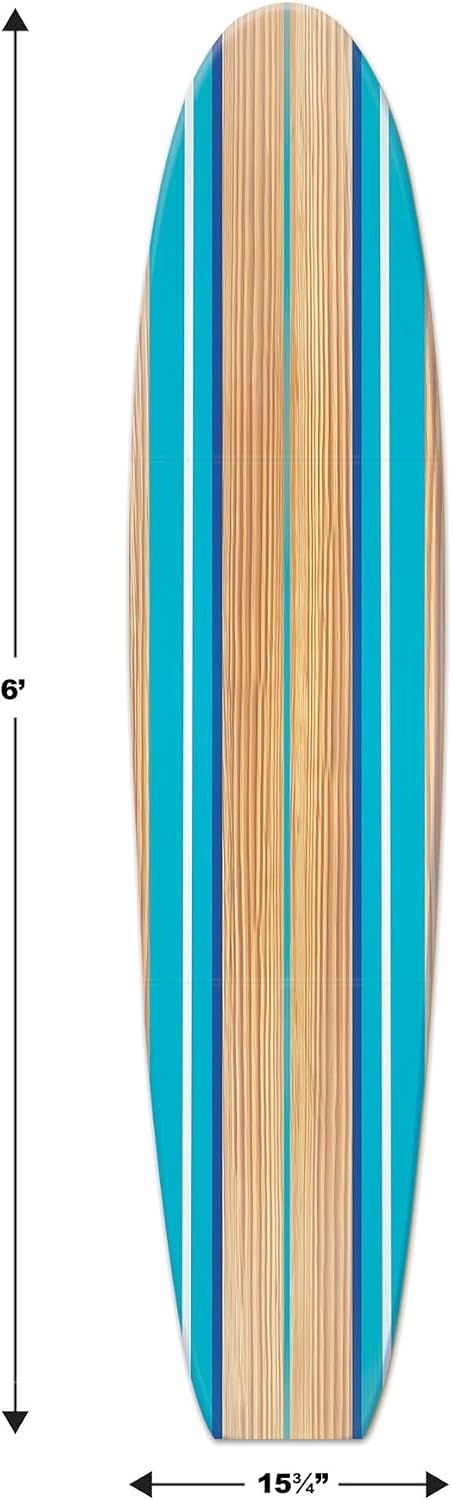 Large cardboard surfboard