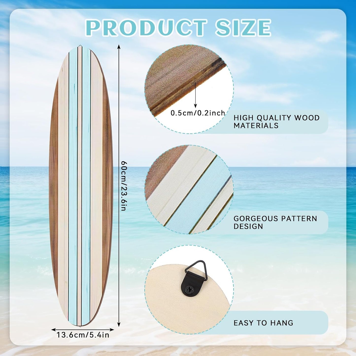 3-Piece surfboard set