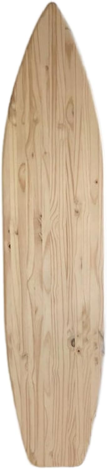 Handcrafted pine surfboard