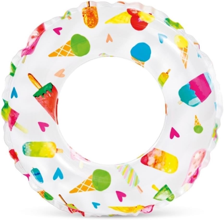Lively Print Swim Ring 20", assorted designs