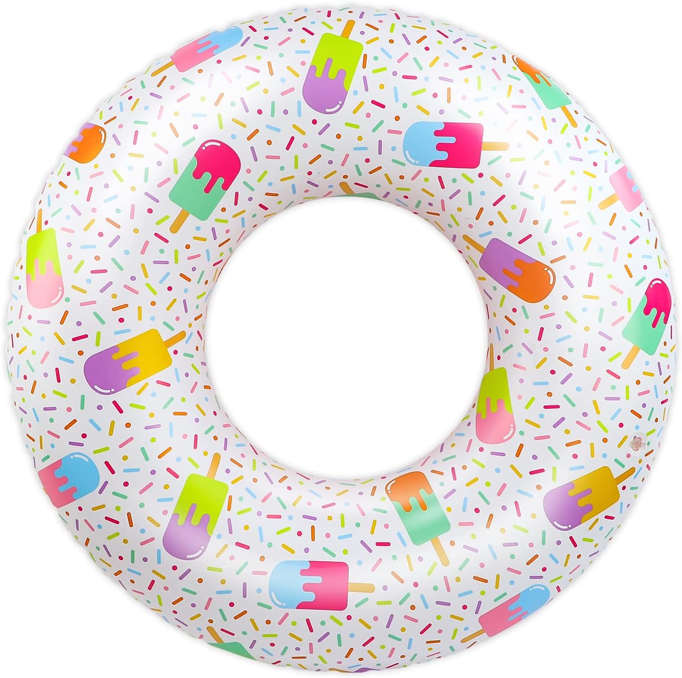 Pool Tubes for Adults, Pool Floats Tube with Printed, Summer Beach Party Pool Inner Tubes for Adults Kids