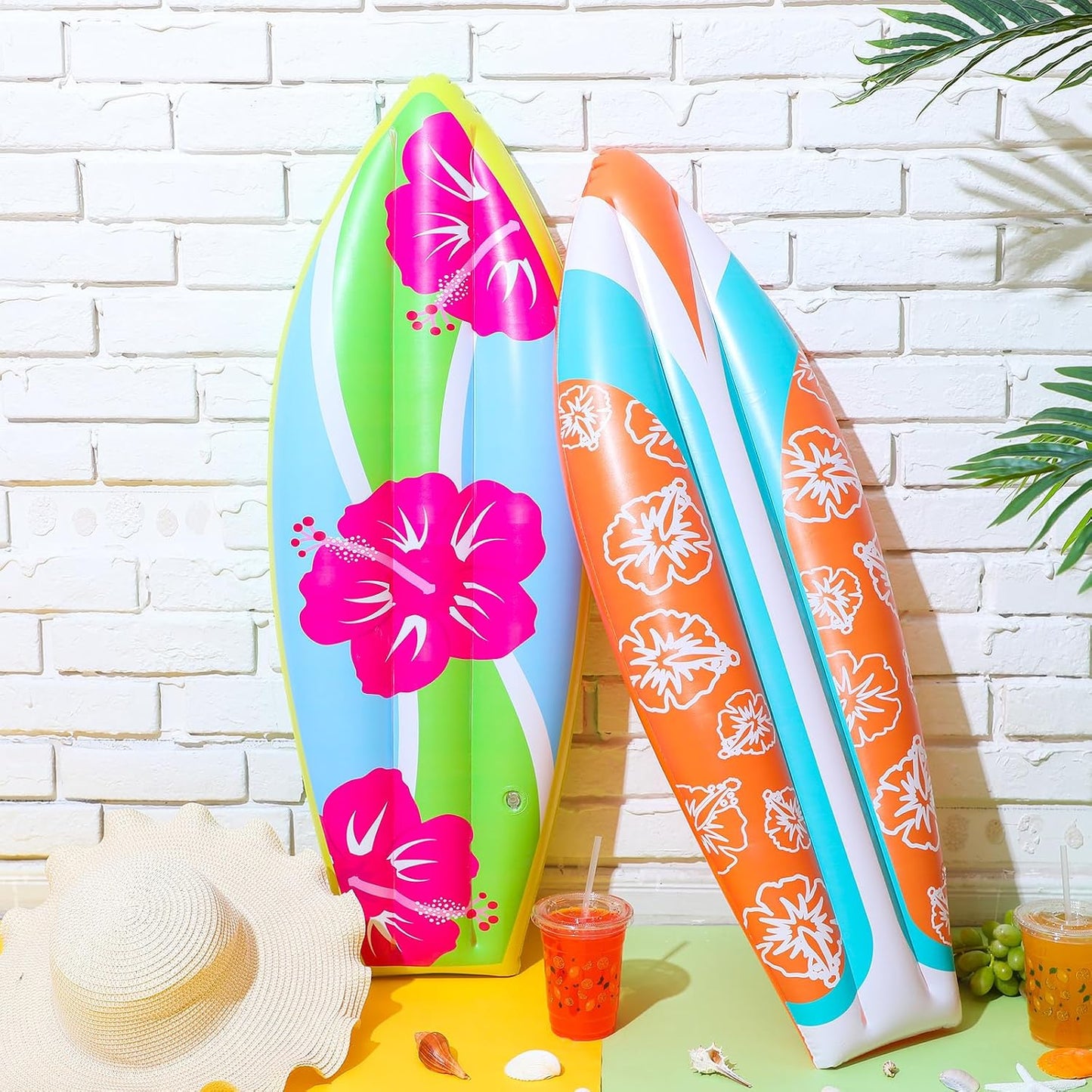 4-Piece set of 36-inch inflatable surfboards